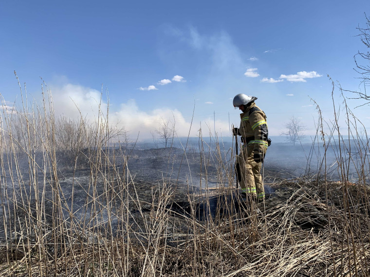 С 15 апреля в округе начинает действовать пожароопасный сезон..