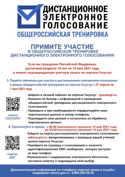 Избиратели Курганской области могут принять участие в общероссийской тренировке по применению системы дистанционного электронного голосования. Избиратели Курганской области могут принять участие в общероссийской тренировке по применению системы дистанционного электронного голосования.