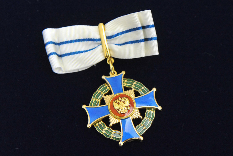 Награждение медалью ордена «Родительская слава».